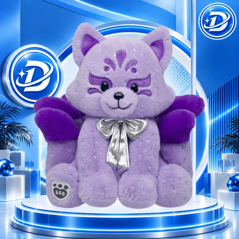 Nine-Tailed Kitsune Fox Plush Toy