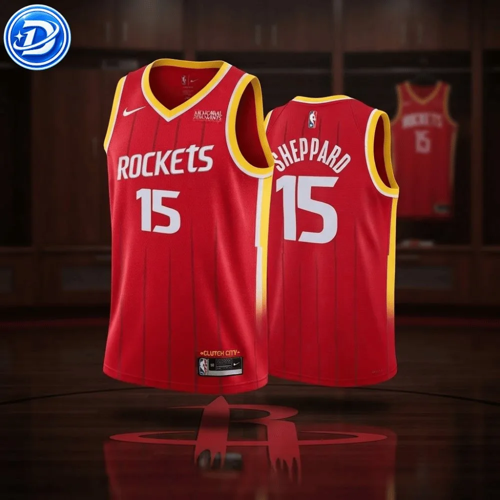 Houston Rockets Reed Sheppard Nike Icon Swingman Jersey Shirt 12 Houston Rockets Reed Sheppard Nike Icon Swingman Jersey Shirt 66
