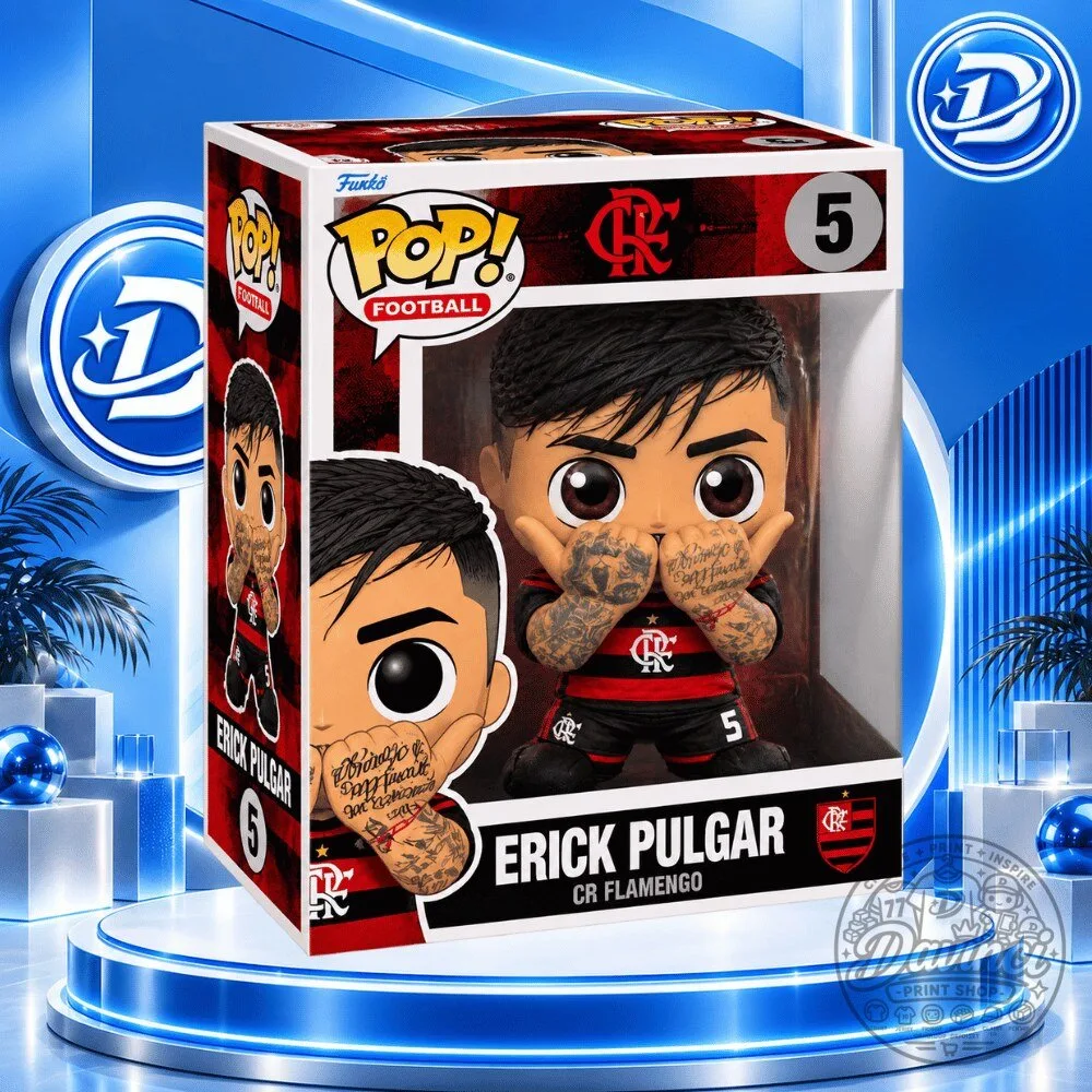 Funko Pop CR Flamengo Erick Pulgar Special Edition Figure