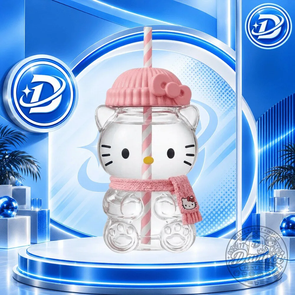 Hello Kitty Sweet Hearts Cup Glass Tumbler