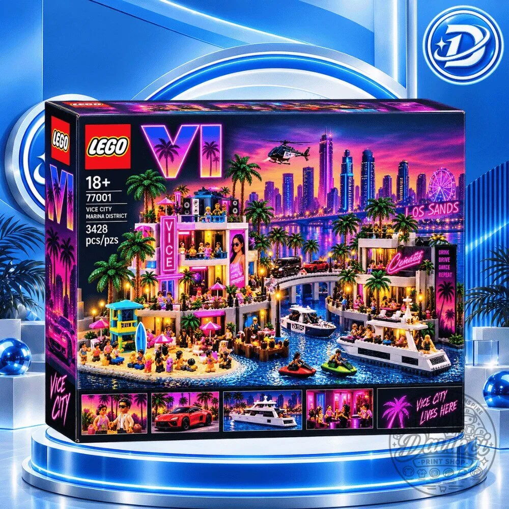 "2026 Advent Calendars: Sneakers, Handball, Prince, Ajax, GTA Lego" 6 GTA 6 Grand Theft Auto VI Vice City Lego Advent Calendar 2026