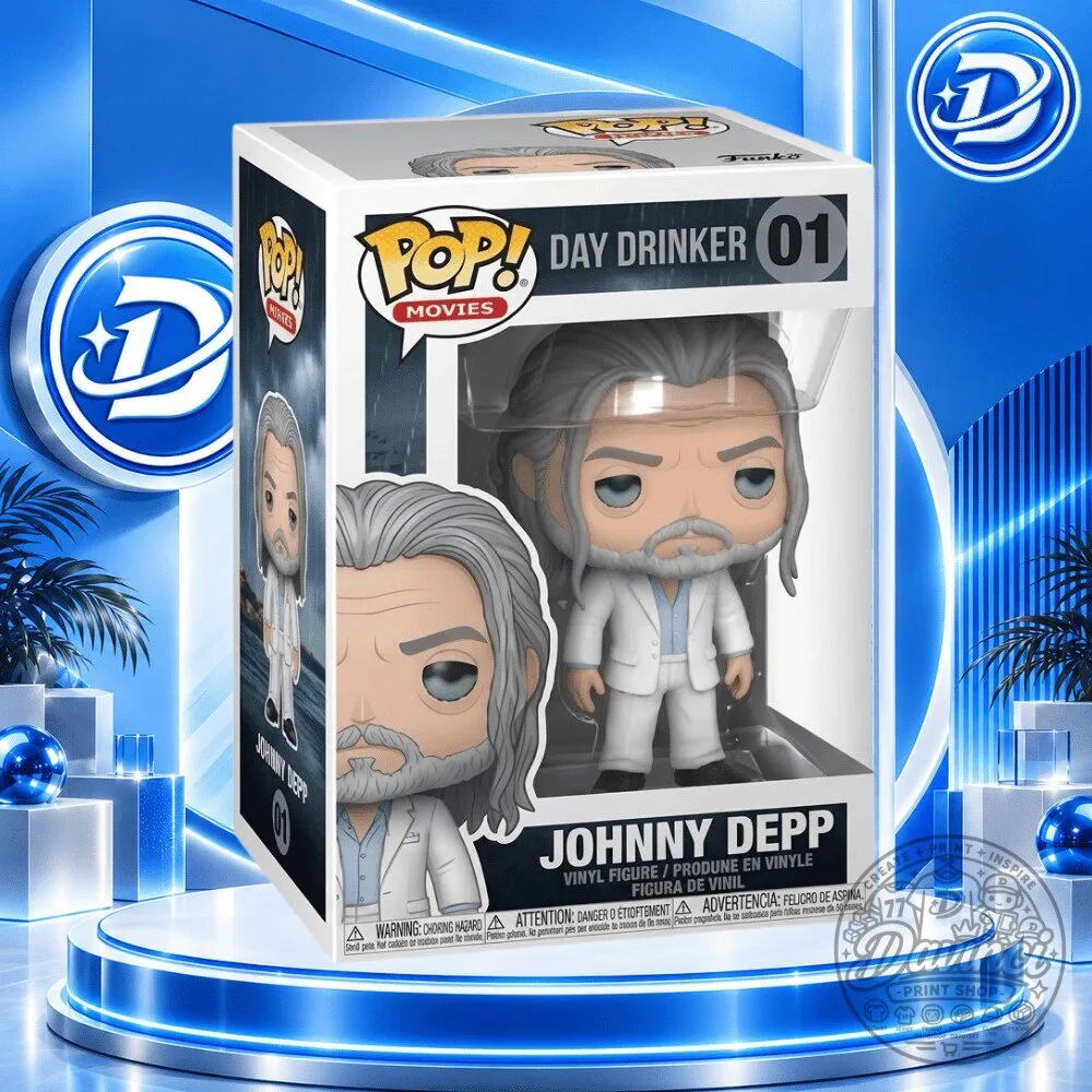 Funko Pop! Day Drinker Johnny Depp Figure