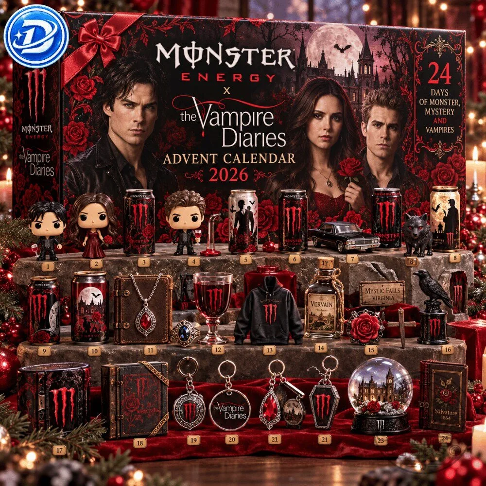 Monster Energy x The Vampire Diaries Advent Calendar 2026 24 Days of Monster, Mystery & Vampires