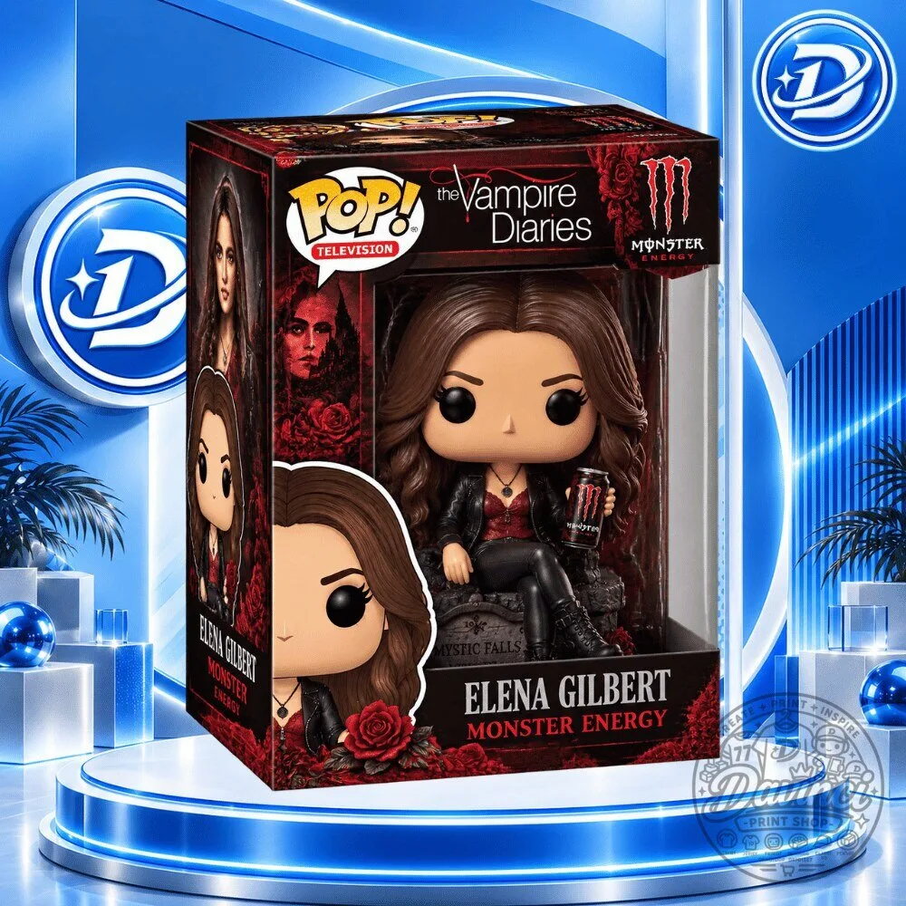 Funko Pop Monster Energy x The Vampire Diaries Elena Gilbert Special Figures 7 Funko Pop Monster Energy x The Vampire Diaries Elena Gilbert Special Figures
