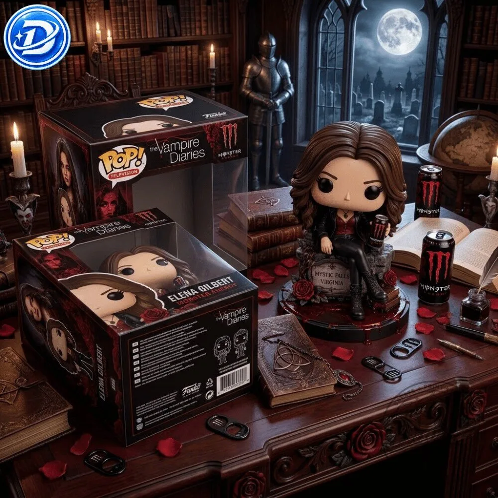Funko Pop Monster Energy x The Vampire Diaries Elena Gilbert Special Figures 9 Funko Pop Monster Energy x The Vampire Diaries Elena Gilbert Special Figures