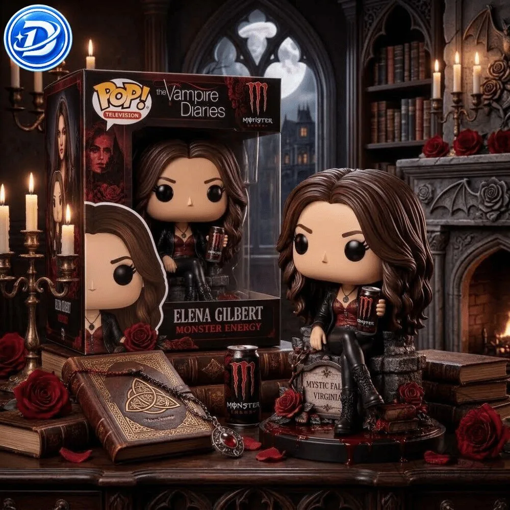 Funko Pop Monster Energy x The Vampire Diaries Elena Gilbert Special Figures 10 Funko Pop Monster Energy x The Vampire Diaries Elena Gilbert Special Figures