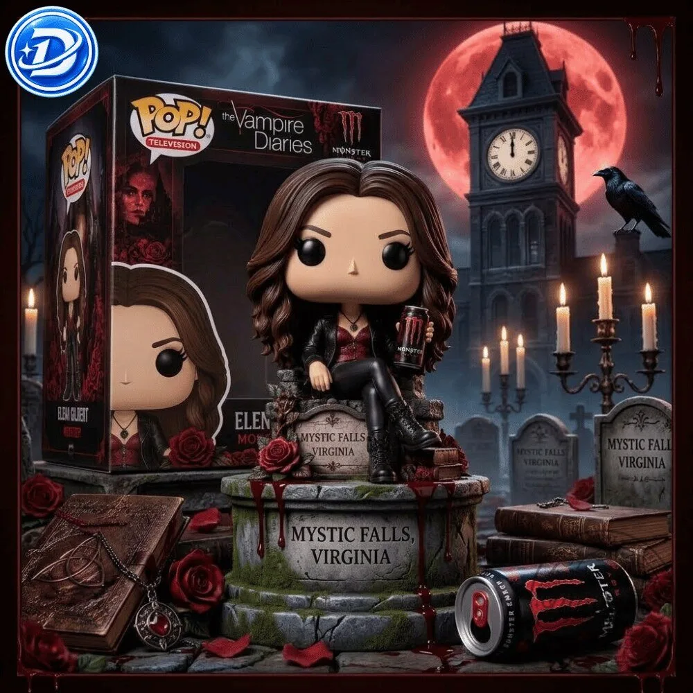 Funko Pop Monster Energy x The Vampire Diaries Elena Gilbert Special Figures 11 Funko Pop Monster Energy x The Vampire Diaries Elena Gilbert Special Figures