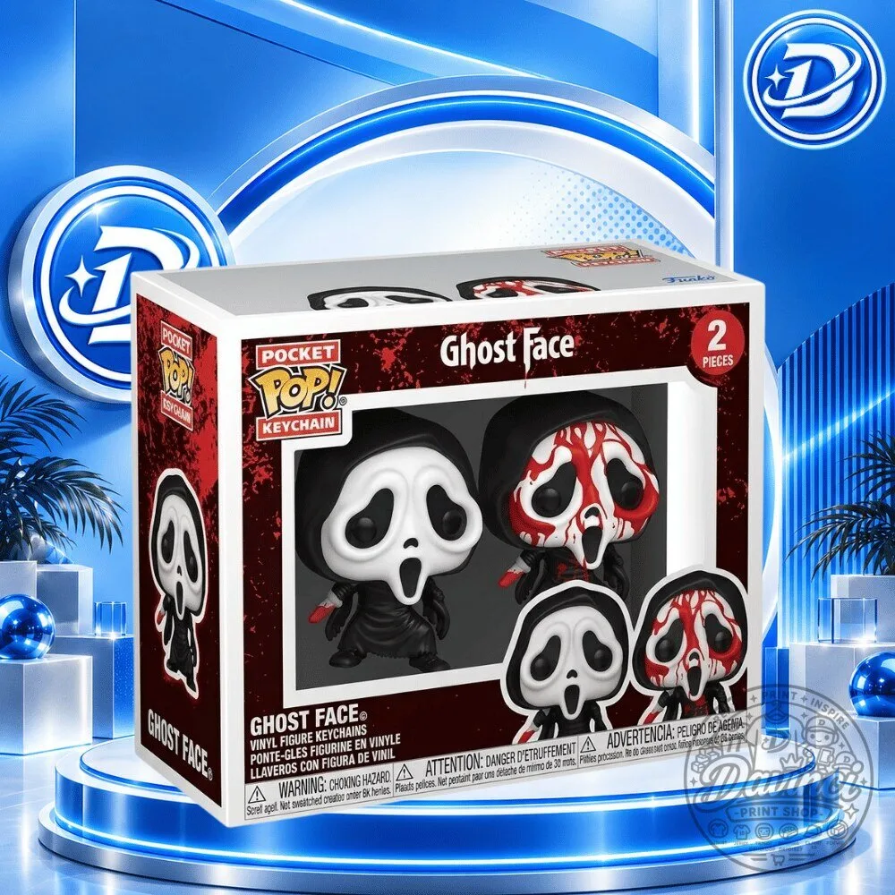 Ghost Face Pocket Pop! Keychain 2-Pack Scream Figures