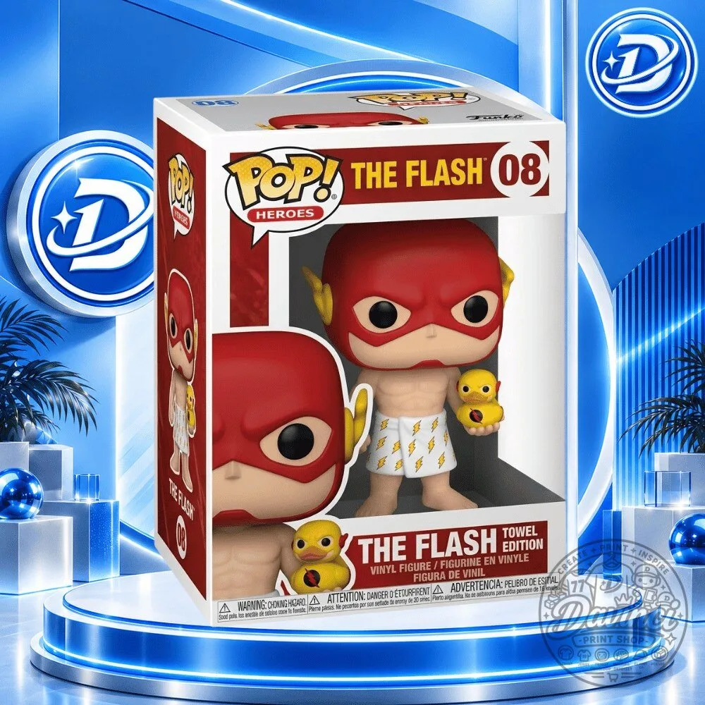 Funko Pop! Heroes: The Flash Towel Edition Figure