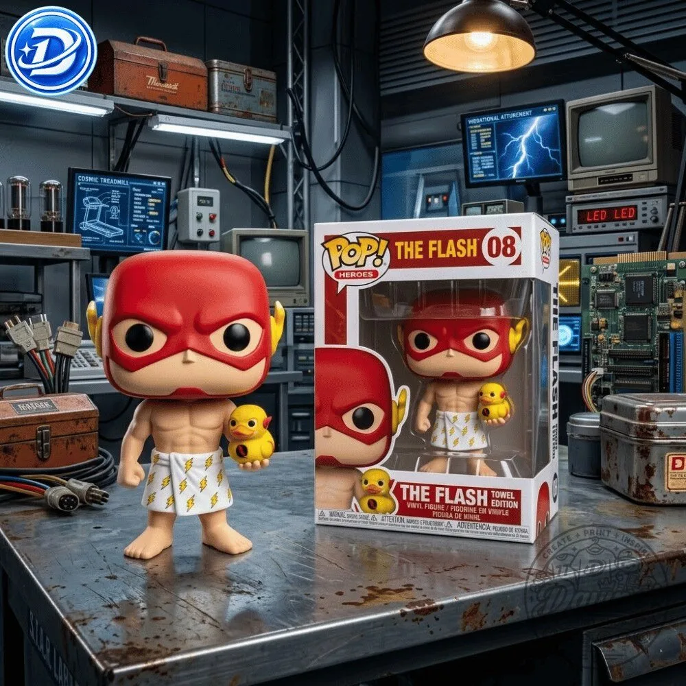 Funko Pop! Heroes: The Flash Towel Edition Figure 8 Funko Pop! Heroes: The Flash Towel Edition Figure