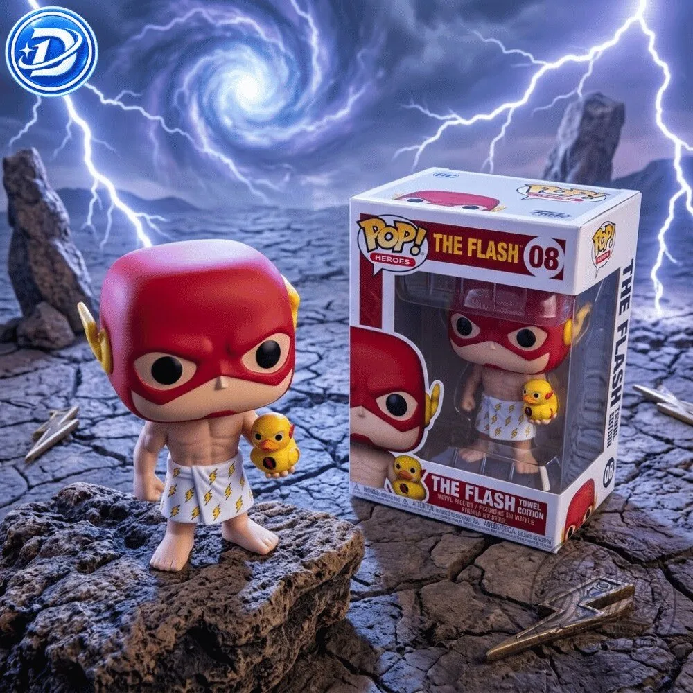 Funko Pop! Heroes: The Flash Towel Edition Figure 9 Funko Pop! Heroes: The Flash Towel Edition Figure