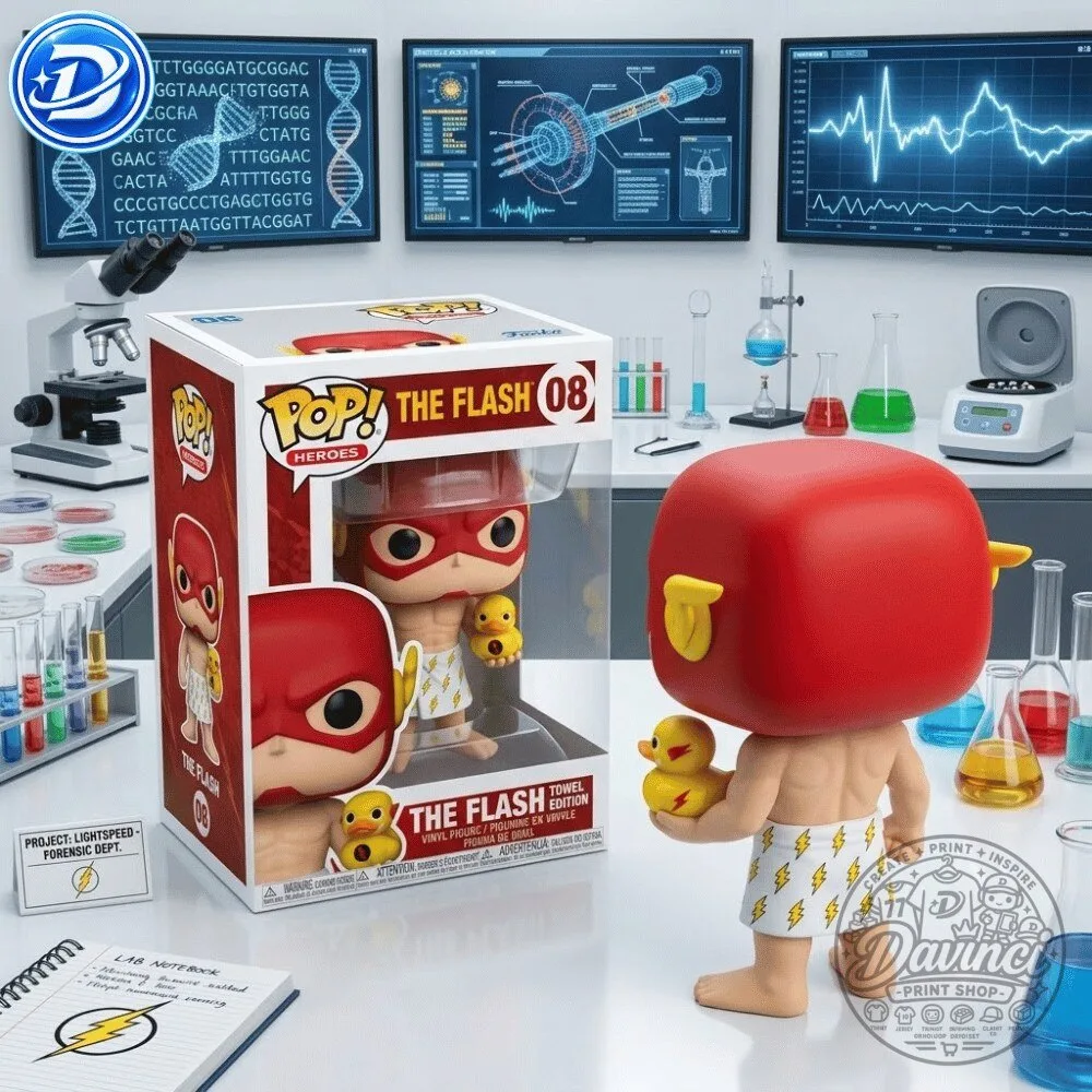 Funko Pop! Heroes: The Flash Towel Edition Figure 11 Funko Pop! Heroes: The Flash Towel Edition Figure