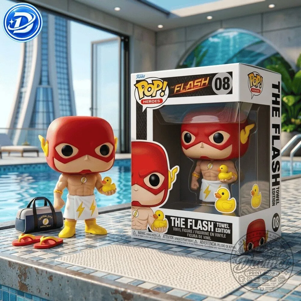 Funko Pop! Heroes: The Flash Towel Edition Figure 13 Funko Pop! Heroes: The Flash Towel Edition Figure
