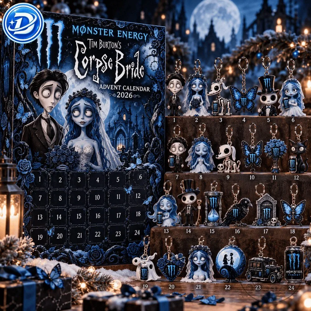 Monster Energy x Tim Burton's Corpse Bride Advent Calendar 2026 Special