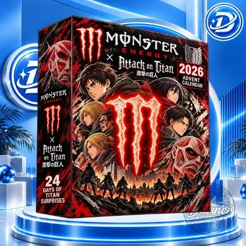 Monster Energy x Attack on Titan Advent Calendar 2026 Special