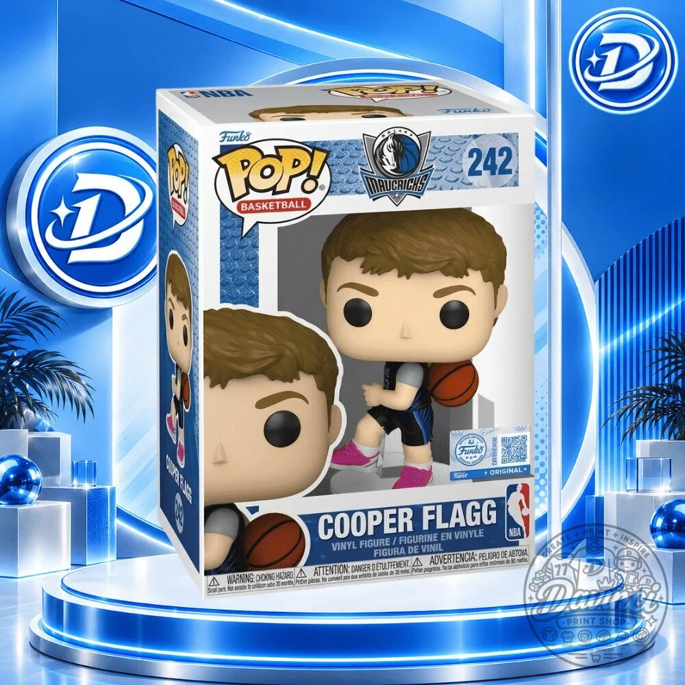 Funko Pop! Basketball: Dallas Mavericks Cooper Flagg Figure