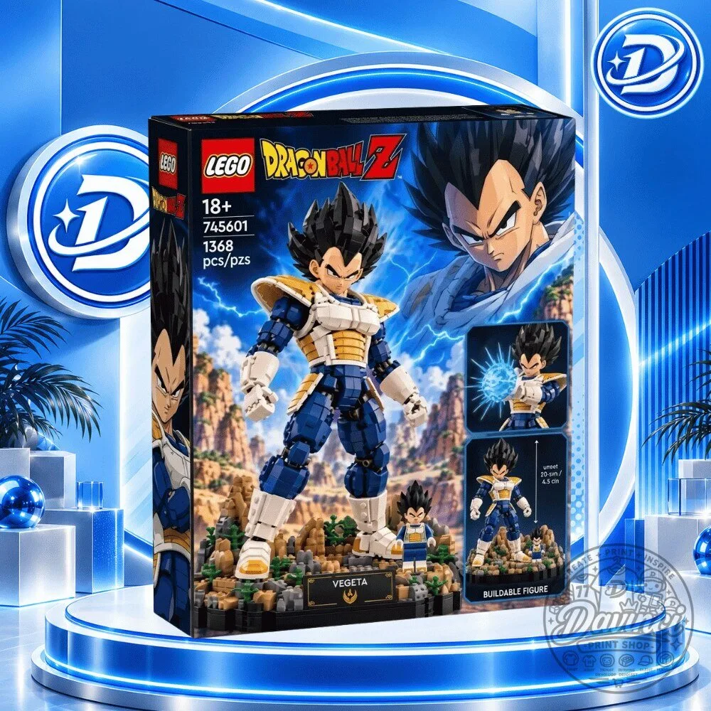LEGO Dragon Ball Z Vegeta Base With Mini Figure Brick Set