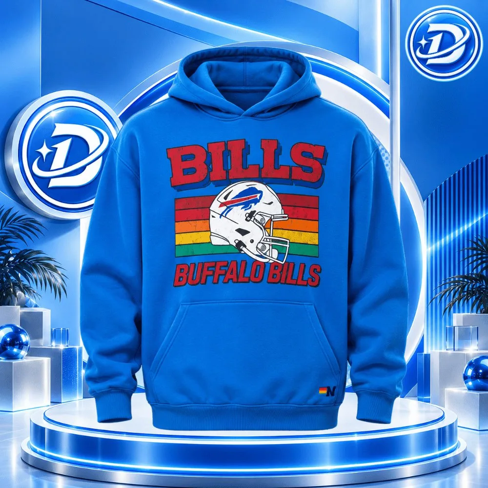 Buffalo Bills Relaxed Pullover Hoodie 2026