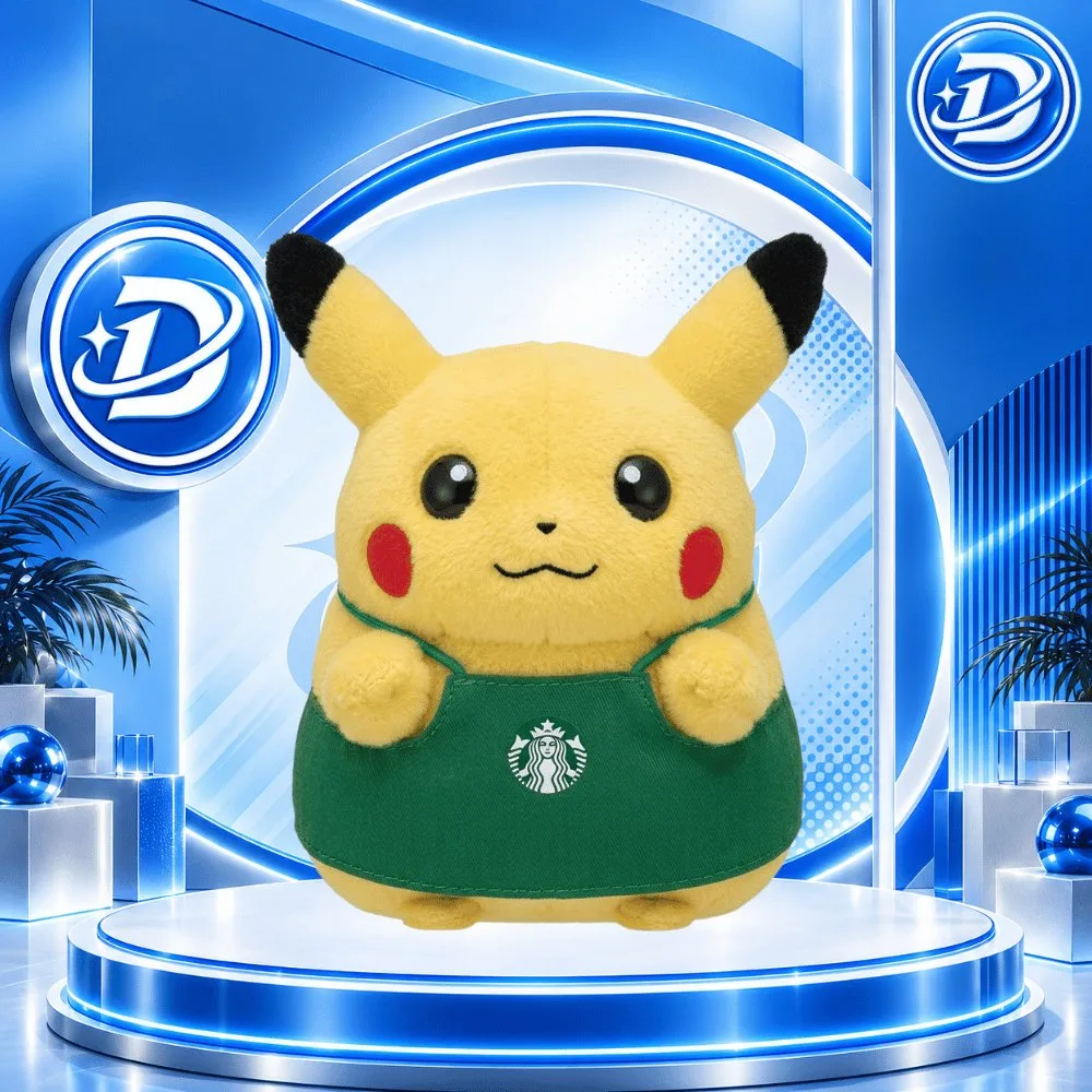 Pokemon x Starbucks Special Pikachu Plush Toy 2026
