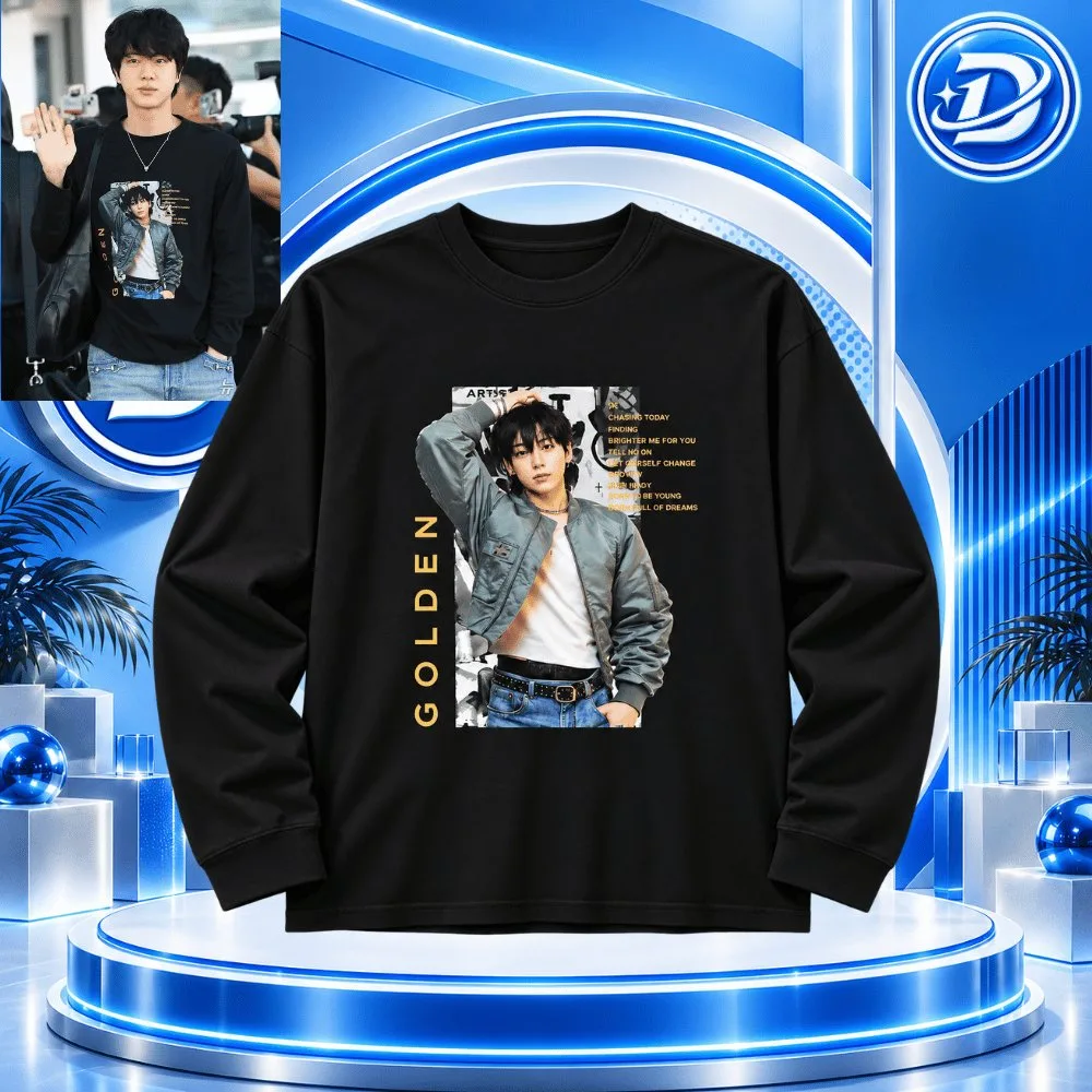BTS Jungkook GOLDEN L/S Shirt 2026