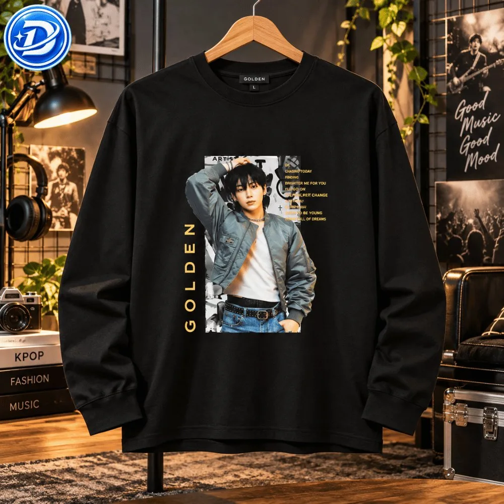 BTS Jungkook GOLDEN L/S Shirt 2026