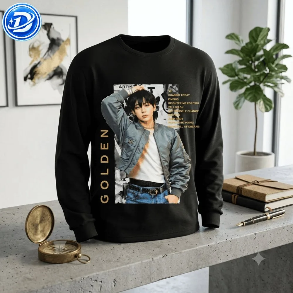 BTS Jungkook GOLDEN L/S Shirt 2026