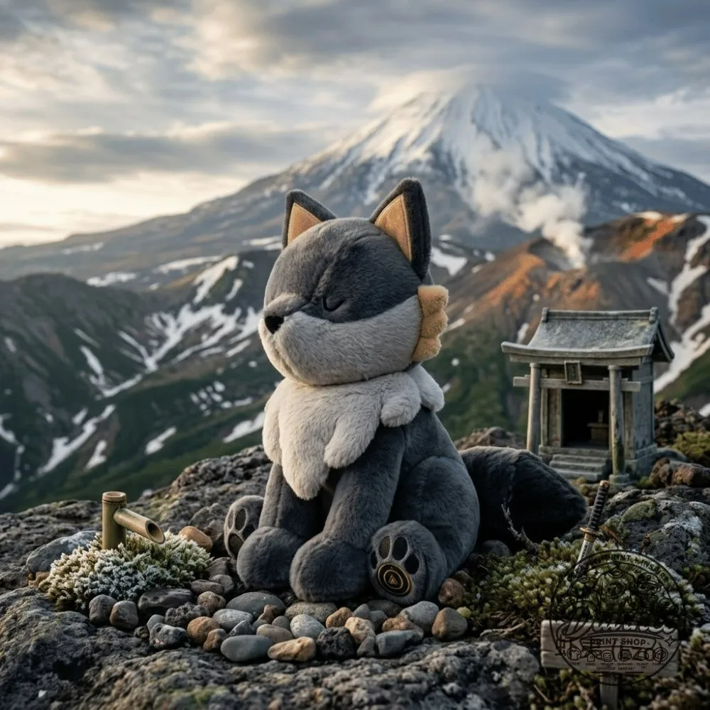Ghost of Yotei From One Ghost To Another Fox Plush Toy 8 Ghost of Yotei From One Ghost To Another Fox Plush Toy