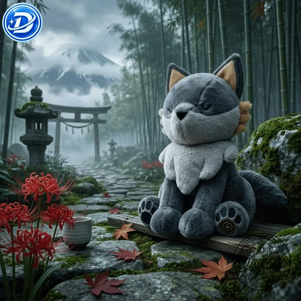 Ghost of Yotei From One Ghost To Another Fox Plush Toy 12 Ghost of Yotei From One Ghost To Another Fox Plush Toy