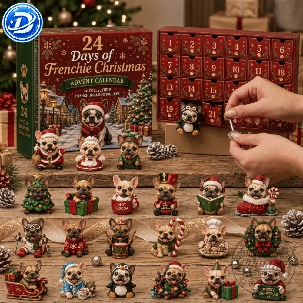"Must-Have Collectibles: Funko Pop! Figures, McDonald's Backpack and Shirt" 7 2026 French Bulldog Advent Calendar 24 Days of Frenchie Mischief