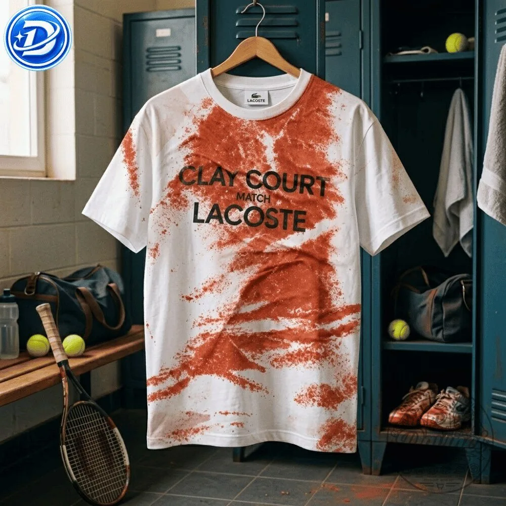 CLAY COURT Lacoste T Shirt 9 CLAY COURT Lacoste T Shirt