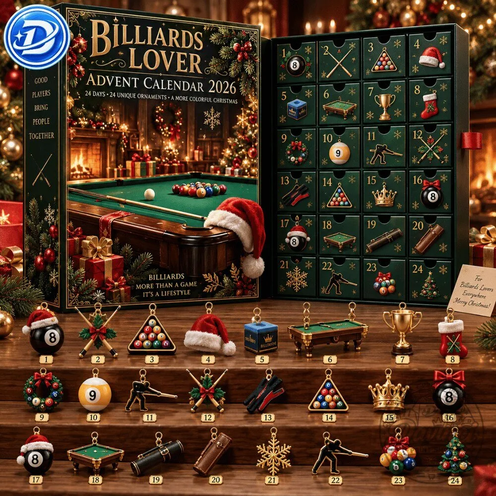 Billiards Lovers Christmas Advent Calendar 2026 Special